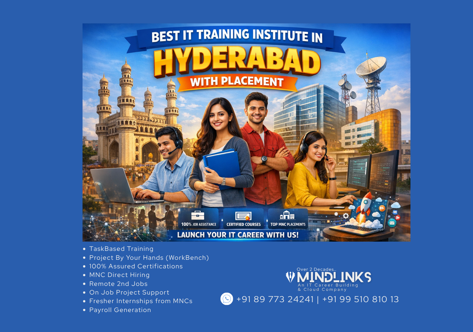 Best IT training institute in Hyderabad with placement