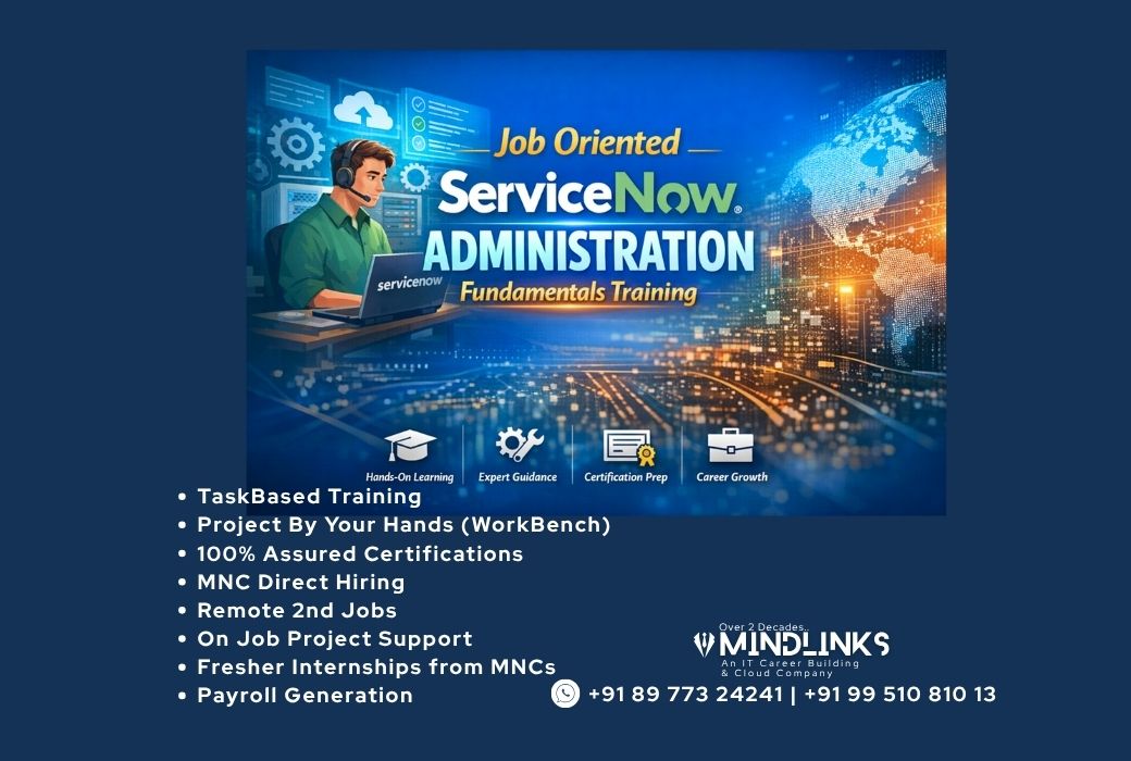 Job Oriented ServiceNow Administration Fundamentals Training